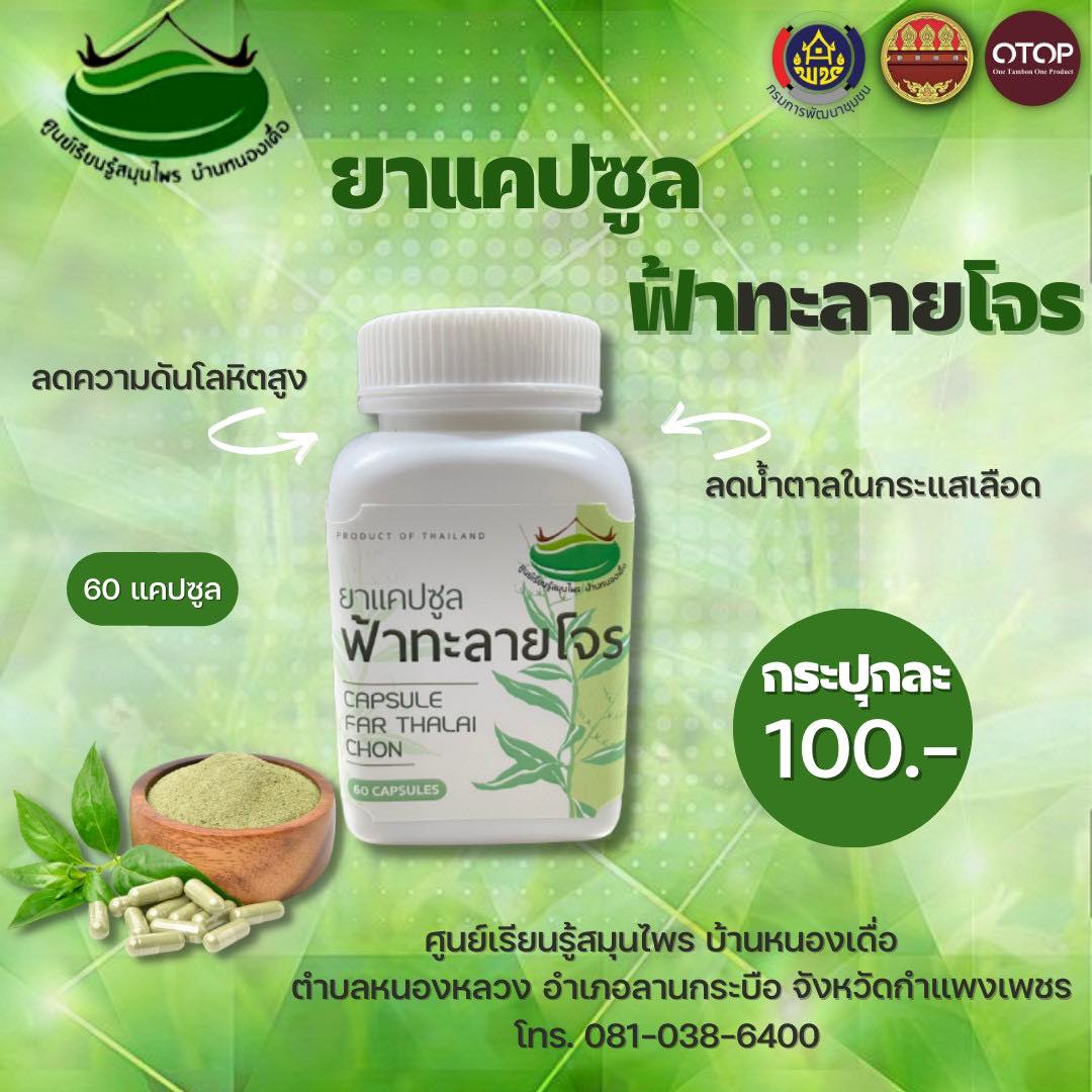 ผลิตภัณฑ์แคปซูลฟ้าทะลายโจร