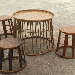 ขันโตก 1 ชุด กลุ่มแม่บ้านลาหู่แม่พืช คลองลาน