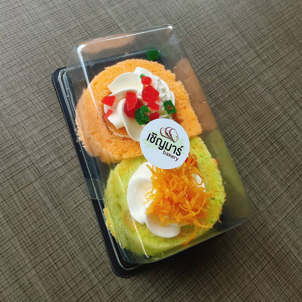 โรลครีมฝอยทอง